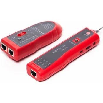 Tester kabelu Tester a vyhledávač kabelů NetRack RJ45/RJ11 (103-09)