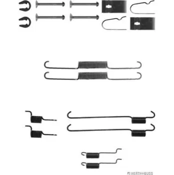 Brzdová čelist Sada příslušenství, brzdové čelisti HERTH+BUSS JAKOPARTS J3566002