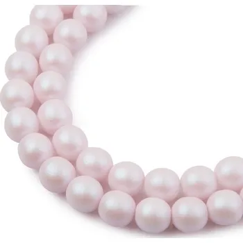 Dětské navlékací korálky Manumi České mačkané korálky Manumi 8 mm pearl pink
