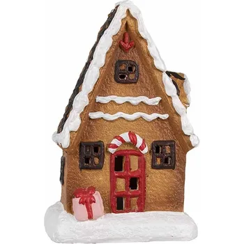 Vánoce Keramická perníková chaloupka Gingerbread House - 10*7*15 cm