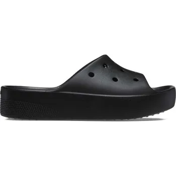 Dámské pantofle Dámské nazouváky Crocs CLASSIC PLATFORM SLIDE W7 Černá