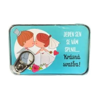 Svatební dekorace Plechovka na peníze - narozeniny - svatební