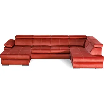 Sedací souprava Sedací souprava TOWN U, pravá, červená (Amon 23)