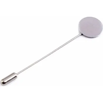 Ozdobný špendlík - polotovar s ploškou 2 ks