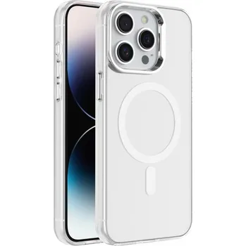 Pouzdro na mobilní telefon Magsafe hvězdně bílý kryt pro iPhone 15 Pro Max
