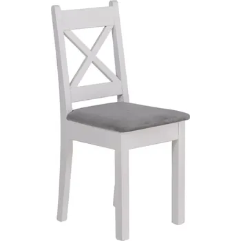 Jídelní židle Jídelní židle K-X, bílá/šedá