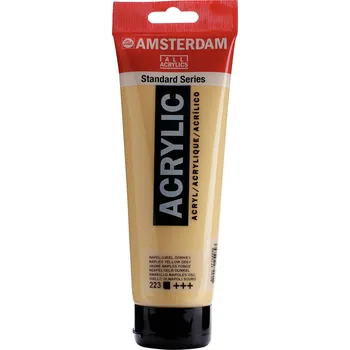 Vodová barva Akrylová barva Amsterdam Standard - 223 Naples Yellow Deep Objem: 250 ml