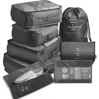 Příslušenství k zavazadlu Cestovní organizéry do kufru KX4110-2 7 ks černé