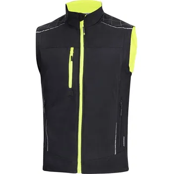 Pánská vesta ARDON VISION softshellová vesta Barva: černá/žlutá, Velikost: 4XL