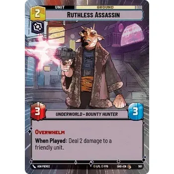 Karetní hra Ruthless Assassin 501 - Shadows of the Galaxy Extra Typ karty: Foil