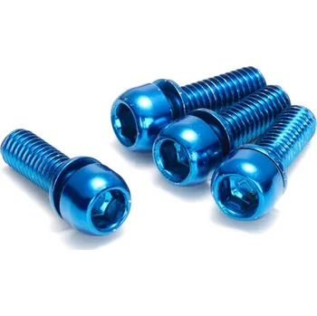 Šroub Šrouby uchycení brzdy Reverse M6 x 18 mm, 4 ks Blue