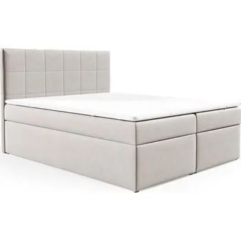 Postel Postel 78 160x200 cm s úložným prostorem Krémová