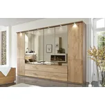 Skříň se zrcadlem a LED osvětlením LIDO 2 olše