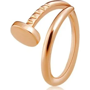 Šperk Prosperk Prsten ocelový hřebík rose gold Velikost prstenů: 7 (EU: 54-56) 20487/7 -
