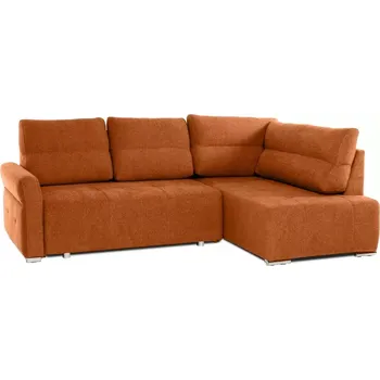 Sedací souprava Rohová sedací souprava ISLAND, pravá, oranžová (element 09)
