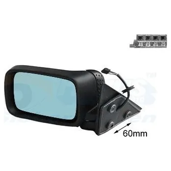 Auto zrcátko Vnější zpětné zrcátko VAN WEZEL 0642807