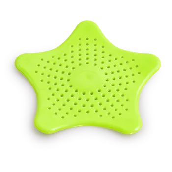 Sifon HVĚZDICE | silikonový zachytávač vlasů a nečistot do vany a sprchového koutu Dedra