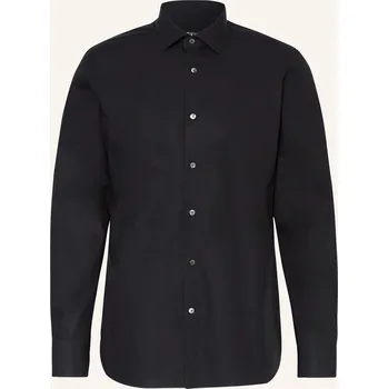 Pánská košile Zegna Pánská Košile Regular Fit, černá, 39