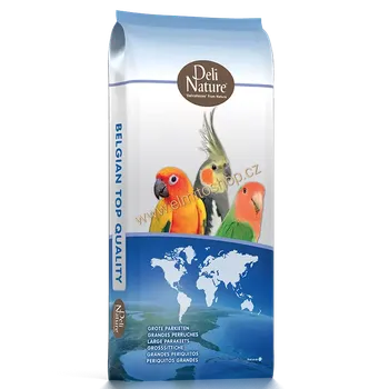 Krmivo pro ptáka Deli Nature 59 - Large Parakeet Standard 15kg (Pestrá směs zrnin pro středně velké druhy papoušků)