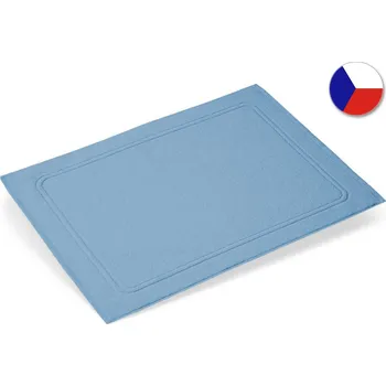 Koupelnová předložka Předložka do koupelny CORSO 750g modrá 50x70