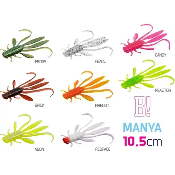 Nástraha Nymfa Delphin MANYA UVs / 5ks - DuoPACK BOX Delphin MANYA UVs / 6x 5ks - 10.5cm/GREENCH