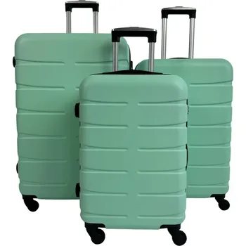 Sada cestovních kufrů 3 ks na 4 kolečkách - 075 šampaňská