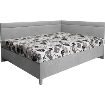 Postel Jednolůžko SÁRA | 110x200 | PRAVÁ | pevný rošt výklop od nohou | VÝBĚR POTAHU A MATRACE | z ČR