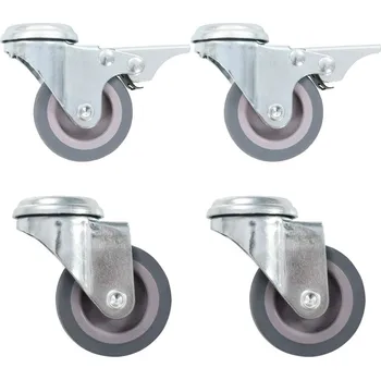 zvedák vidaXL Otočná kolečka s otvorem pro šroub 4 ks 50 mm [143430]