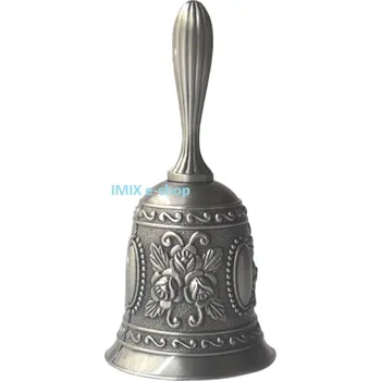 Zvonek na kolo Orientální ruční zvonek stříbný