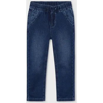 Chlapecké kalhoty Rifle natahovací se šňůrkou JOGGER tmavě modré MINI Mayoral velikost: 134