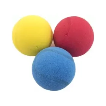 Dětský míč LORI Soft míč na soft tenis pěnový 7cm asst 3 barvy