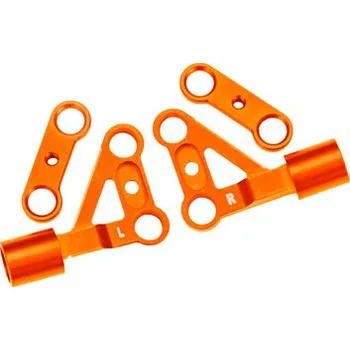 RC náhradní díl Traxxas rameno podvozku přední horní hliníkové oranžové (pár)