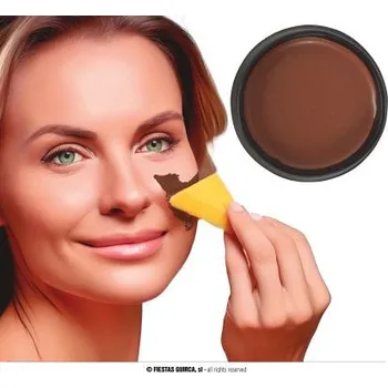 Karnevalový doplněk Fiestas Guirca Líčidlo hnědé s aplikačnou houbičkou