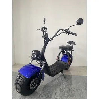 Elektrokoloběžka Elektrokoloběžka Lera Scooters C1+ 1500W Žlutá, Barva modrá Leramotors