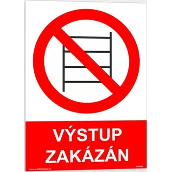 Traiva s.r.o. Výstup zakázán Verze: Samolepka 210 x 297 mm (A4) tl. 0.1 mm - Kód: 02210