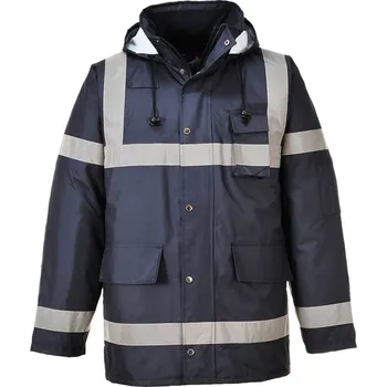 pracovní bunda PORTWEST Bunda Iona Lite Traffic S433, zateplená, voděodolná POR-S433NAR4XL Navy 4XL