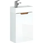 Koupelnová skříňka s keramickým umyvadlem Spree 40 P A - interiéry