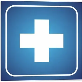 Traiva s.r.o. Lékárnička Verze: Samolepka 95 x 95 mm tl. 0.1 mm - 2 ks - Kód: 13570