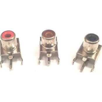 Elektrická zásuvka Cinch zásuvka do DPS CP560 černý