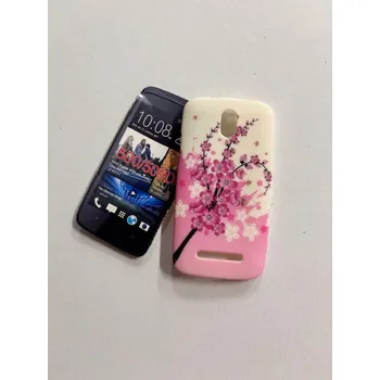 Pouzdro na mobilní telefon Case pouzdro HTC Desire 500 motiv šeřík