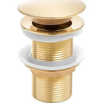 Sifon DuraHome Výpusť KLIK-KLAK, GOTO 46328, mosaz, lesk, bez přepadu