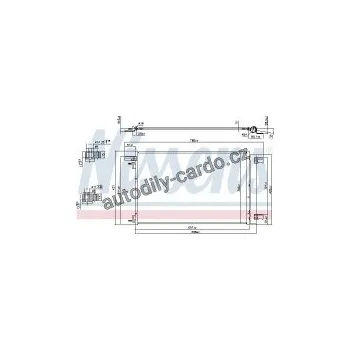 Chladič motoru Chladič klimatizace NISSENS 940479