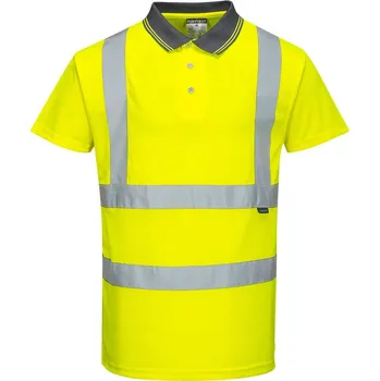 PORTWEST Pracovní Hi-Vis polokošile s krátkými rukávy Velikost: 6XL, Barva: žlutá