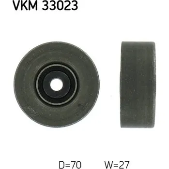 Vratná/vodicí kladka, klínový žebrový řemen SKF (VKM33023)
