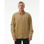 Košile Rip Curl CLASSIC SURF CORD L/S SHIRT Dark Khaki velikost M