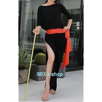 Dámské šaty Moderní Saidi taneční 4-dílné šaty Luna Černá