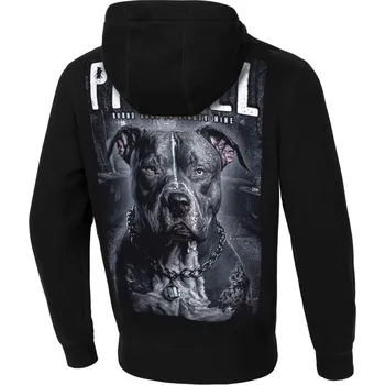 Pánská mikina PitBull West Coast - KPZS STREET KING černá Barva: Černá, Vel: XL