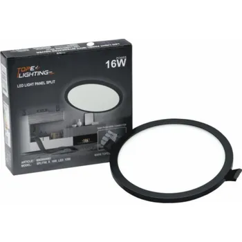 Lampička Vestavěná lampa ope Split, 22W, 3000°K, LED, černá