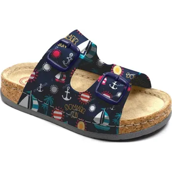 Chlapecká obuv MILAMI dětské pantofle 500 summer modré Velikost: 34