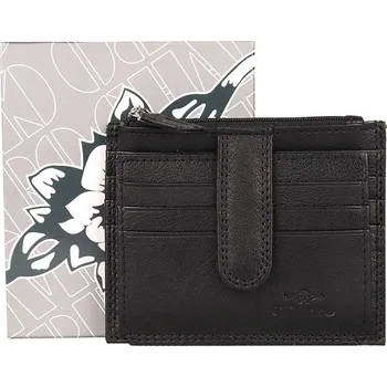 Peněženka Malá černá dámská kožená peněženka (dokladovka) Charro no. 346